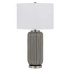 29 in. Taupe Ceramic Table Lamp with Drum Shade by CAL Lighting