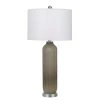 31 in. Warm Grey Indoor Table Lamp with Fabric Shade by CAL Lighting