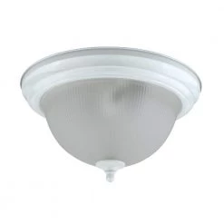 13.30 in. Dia 2-Light White Flush Mount Ceiling Light by CAL Lighting