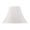12 in. White Bell Stretched Faux Silk Shade by CAL Lighting