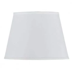 13 in. White Round Hardback Fabric Shade by CAL Lighting