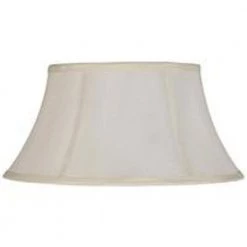10.75 in. White Fabric Vertical Pipe Shade by CAL Lighting
