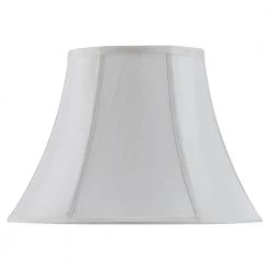 14 in. White Vertical Piped Basic Bell Shade by CAL Lighting