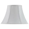 18 in. White Vertical Piped Basic Bell Lamp Shade by CAL Lighting