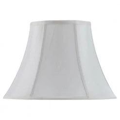 18 in. White Vertical Piped Basic Bell Lamp Shade by CAL Lighting