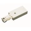 1.5 in. White Metal Live End Connector by CAL Lighting