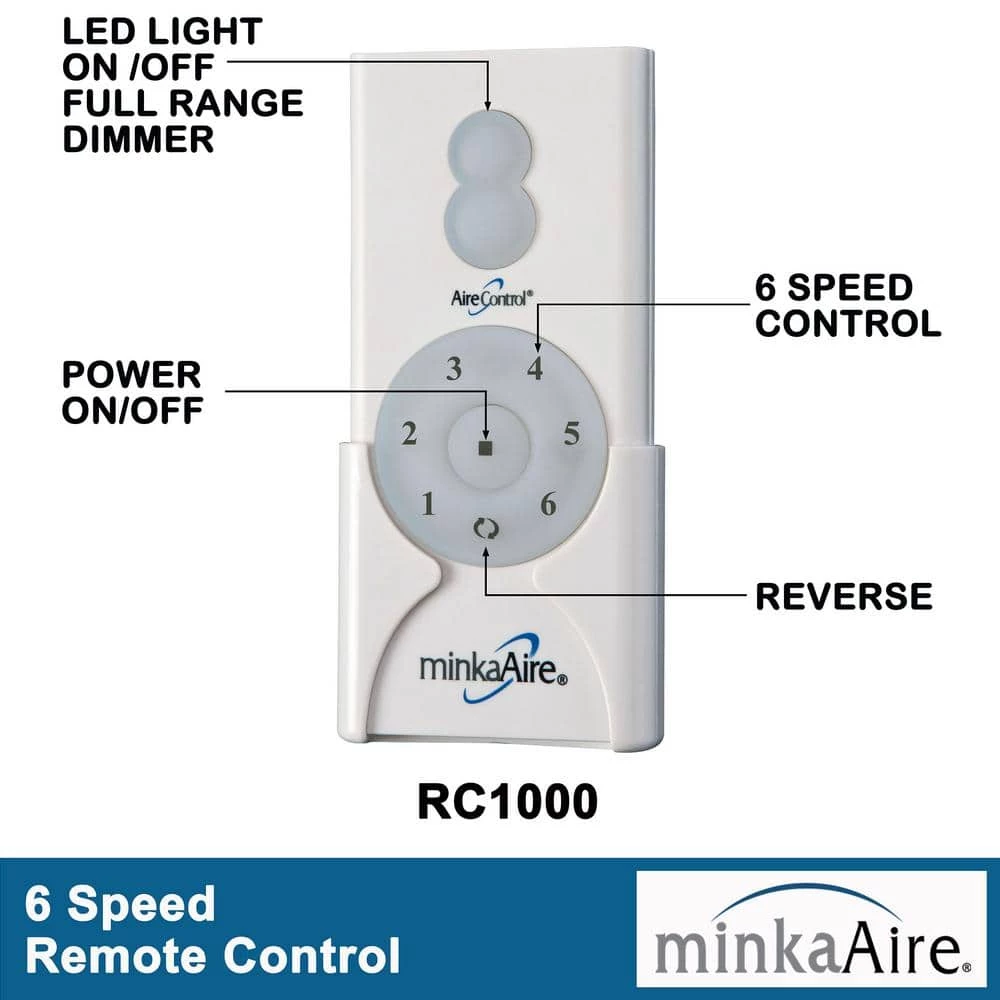 Concept IV 54 in. Integrated LED Indoor/Outdoor White Smart Ceiling Fan with Light and Remote Control by MINKA-AIRE - Image 6