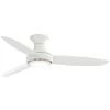 Concept III 54 in. LED Indoor/Outdoor White Smart Ceiling Fan with Light and Remote Control by MINKA-AIRE