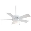 Supra 44 in. LED Indoor White Ceiling Fan by MINKA-AIRE