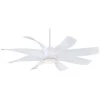 Dream Star 60 in. Integrated LED Indoor White Ceiling Fan with Light with Remote Control by MINKA-AIRE
