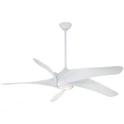 Artemis XL5 62 in. Integrated LED Indoor White Ceiling Fan with Light with Remote Control by MINKA-AIRE