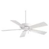 Supra 52 in. Indoor White Ceiling Fan by MINKA-AIRE