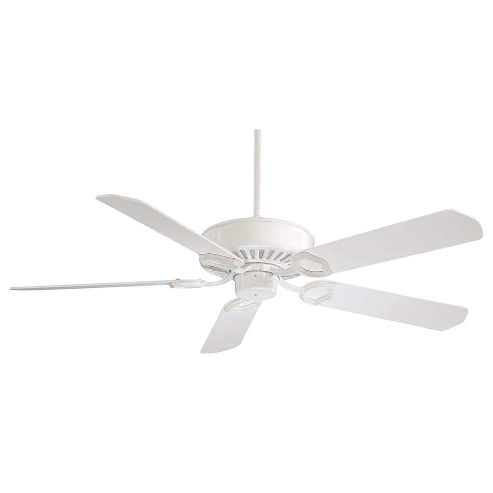 Ultra-Max 54 in. White Ceiling Fan with Wall Control and Remote Control by MINKA-AIRE