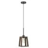 Biel 17 in. H Wood/Iron Metal and Wood Pendant by CAL Lighting